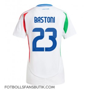 Italien Alessandro Bastoni #23 Replika Bortatröja Damer EM 2024 Kortärmad